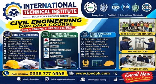Civil Engineering Course in Rawalpindi Islamabad