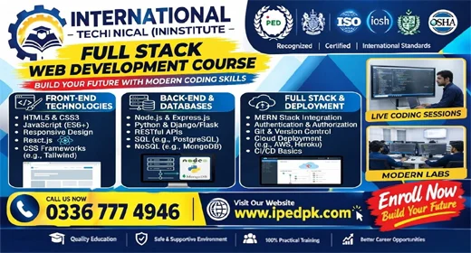 Web Development Course in Rawalpindi Islamabad